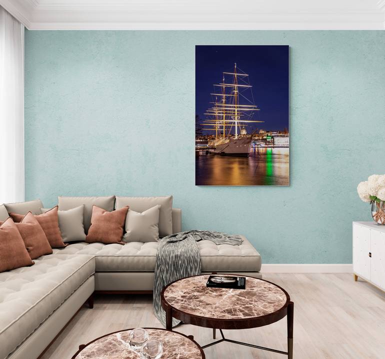 Original Photorealism Sailboat Photography by M Tchaikovsky