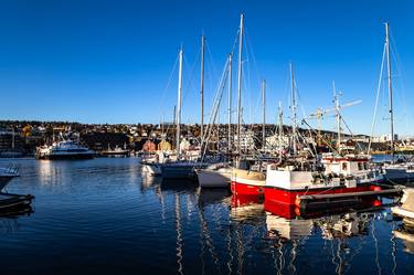 Tromso sunny day marina Norway Europe #1 thumb