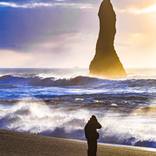 Iconic Reynisfjara Volcanic Beach Iceland Europe by M Tchaikovsky