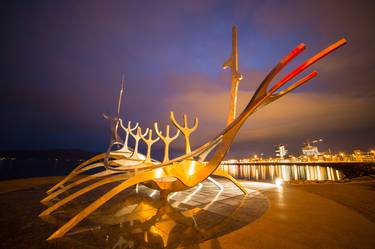 The Sun Voyager sculpture Reykjavik Iceland Europe # 10 thumb