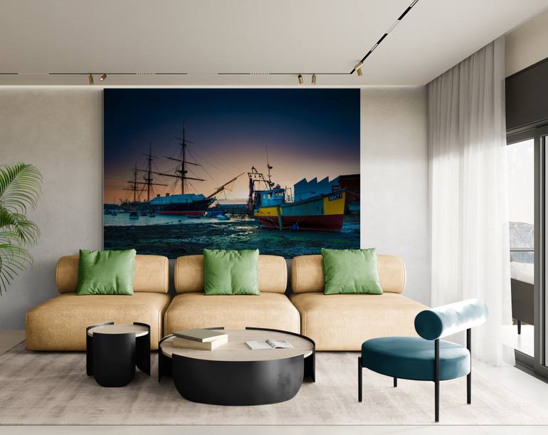 Original Illustration Boat Photography by Tchaikovsky Photography
