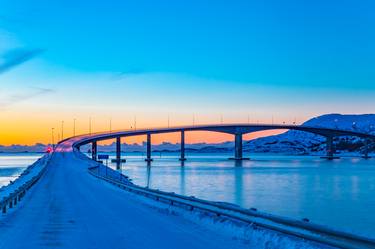 Sommaroy bridge sunset Norway - Limited Edition of 100 thumb