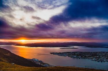 Scandinavian sunset Tromso Norway Europe #10 thumb