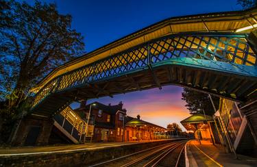 Guildford train station Sunset England Europe # 2 thumb