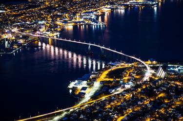 Tromso at night Norway Europe # 39 thumb