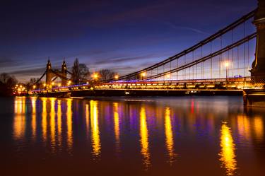 Hammersmith Bridge London England Europe # 4 thumb
