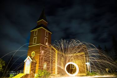 Tromso church at night Norway Europe # 5 thumb