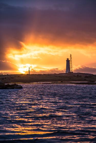 Lighthouse sunrise Iceland Europe # 1 thumb