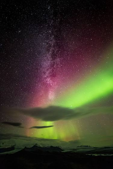Milky Way Northern lights Iceland # 11 thumb