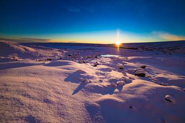 Arctic Sunset Scandinavia Europe thumb