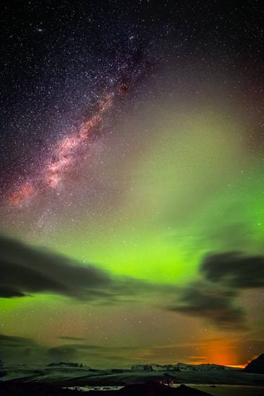 Northern Lights sky Iceland thumb