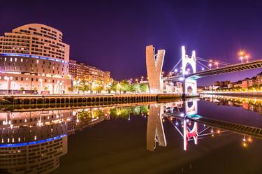 Bilbao at night Spain Europe # 3 thumb