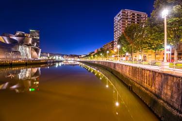 Bilbao at night Spain Europe # 4 thumb