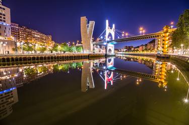 Bilbao at night Spain Europe # 5 thumb