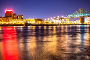 Montreal at night Canada thumb