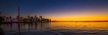 Sunrise in Toronto Panoramic thumb