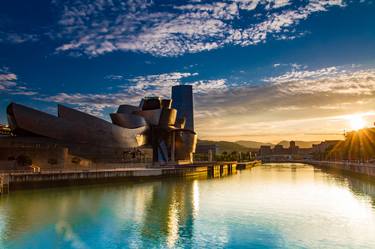 Bilbao Sunset Spain Europe  # 71 thumb