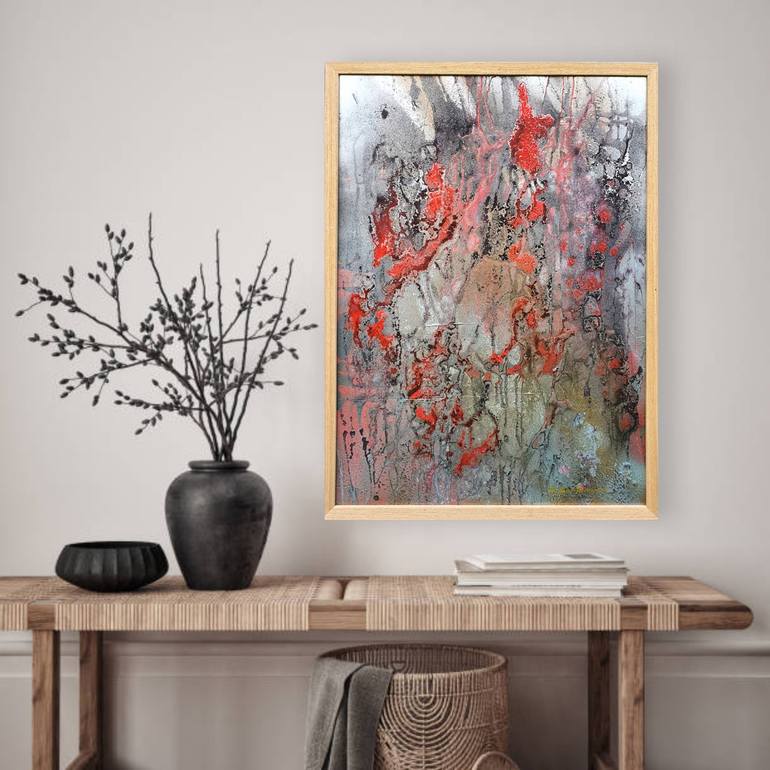 Original Abstract Painting by Anastasia Racovcena