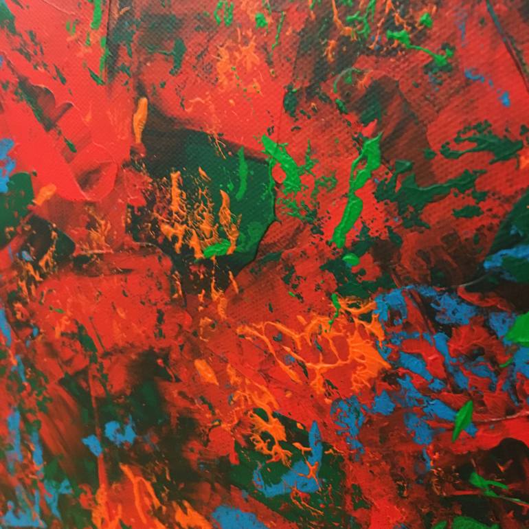 Original Abstract Expressionism Abstract Painting by Ratna C