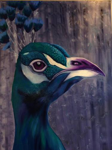 Original Figurative Animal Paintings by Sevgi Cagal