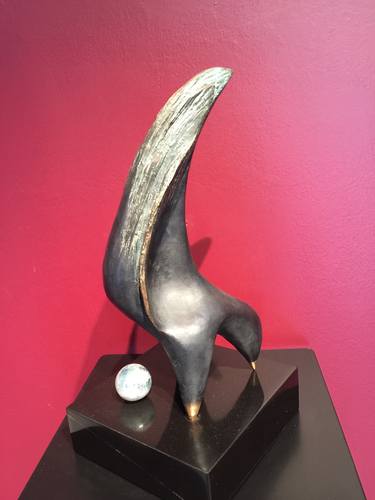 Original Abstract Expressionism Animal Sculpture by Sevgi Cagal