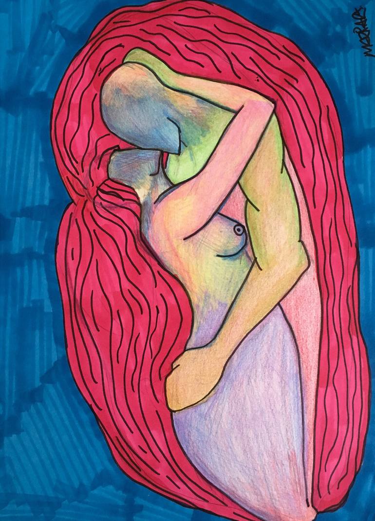 Twin Flame/ Soul Mate Kamasutra Metaphysical Print. Original Artwork