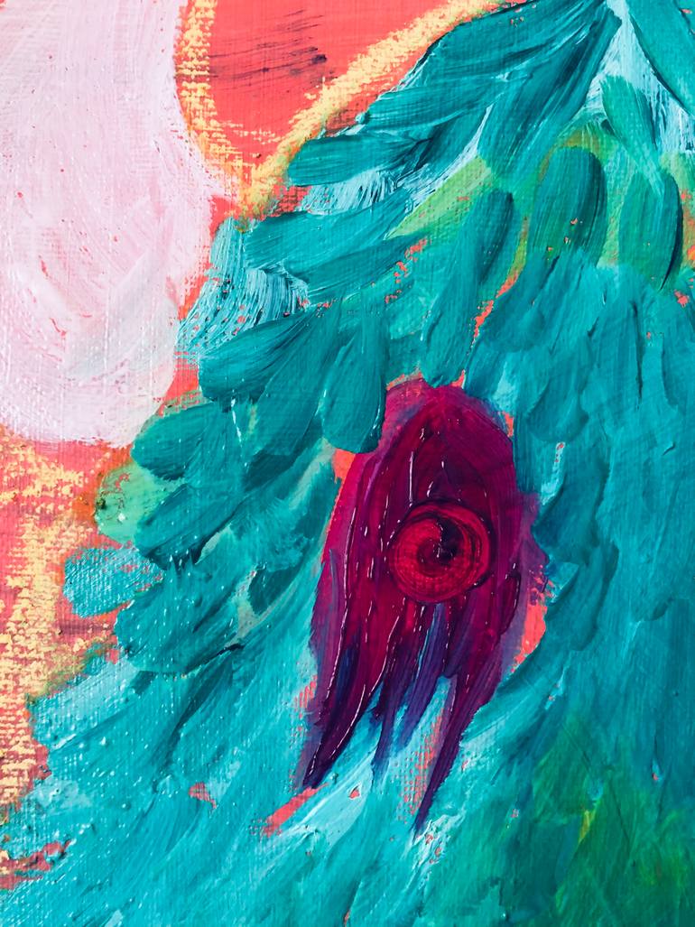 Original Abstract Animal Painting by Agata Leocata