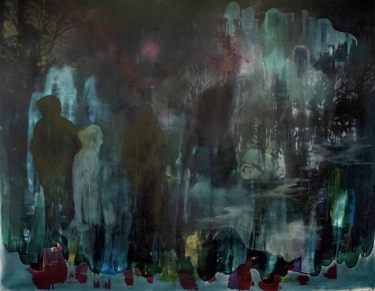 Night Haze Painting by Jon Witzky | Saatchi Art