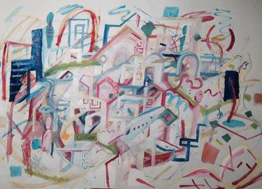 Print of Abstract Expressionism Cities Paintings by Marco Favazzi