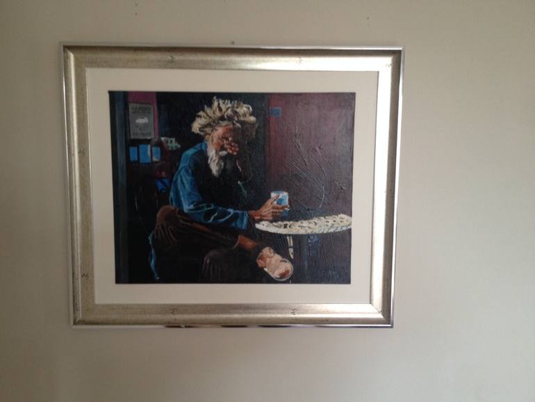 Original Figurative People Painting by Mike Bloor