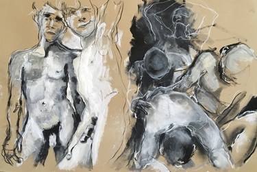 Original Conceptual Nude Paintings by EKR Schlegel