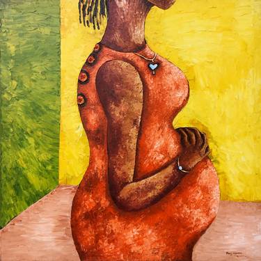 Print of Women Paintings by Mary Ogembo