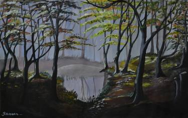 Print of Realism Nature Paintings by Kannankutty Kunnath