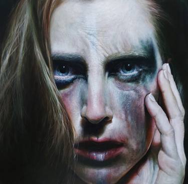 Original Realism Women Paintings by Eugen Varzic