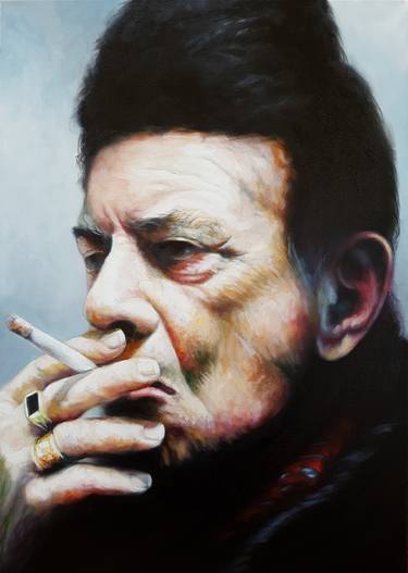 Original Figurative Portrait Paintings by Eugen Varzic