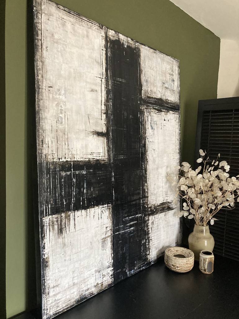 Original Minimalism Abstract Painting by Rebecca Heyes