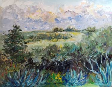 Original Landscape Paintings by Dorina Hoffer