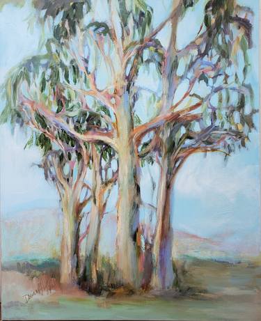 Original Tree Paintings by Dorina Hoffer