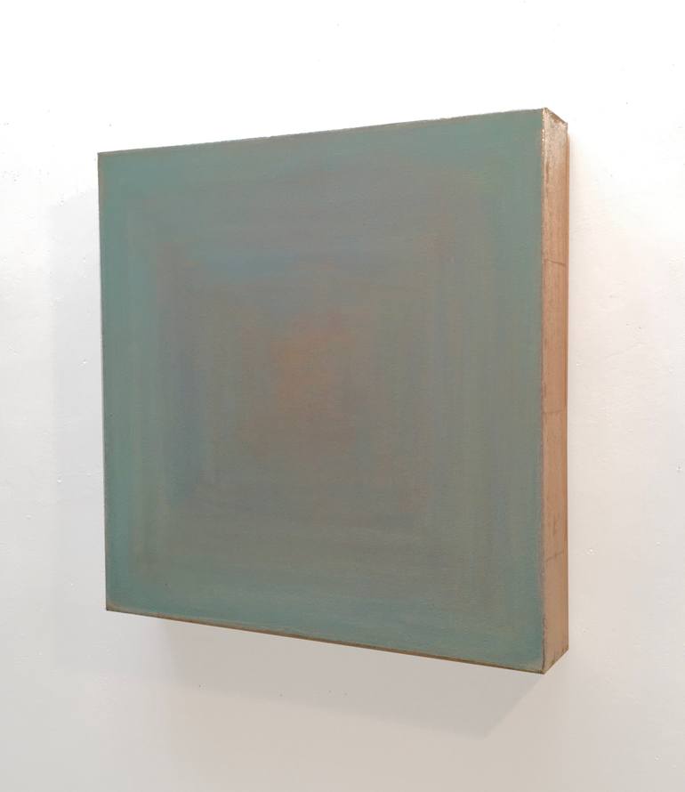 Original Minimalism Abstract Painting by Krystyna Borkowska
