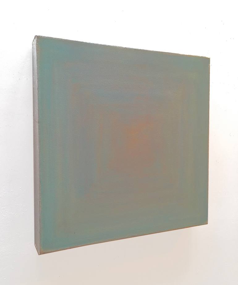 Original Minimalism Abstract Painting by Krystyna Borkowska