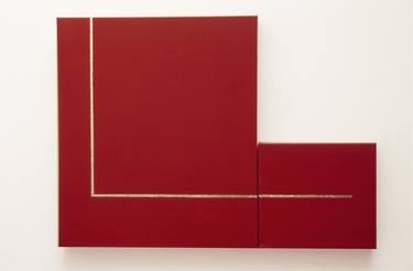 Red Silver Corner, Diptych thumb