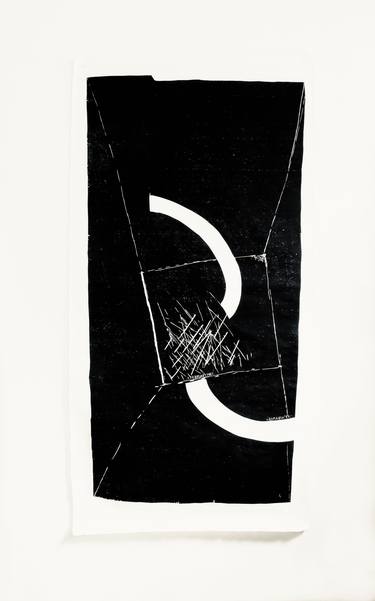 Original Conceptual Abstract Printmaking by Krystyna Borkowska