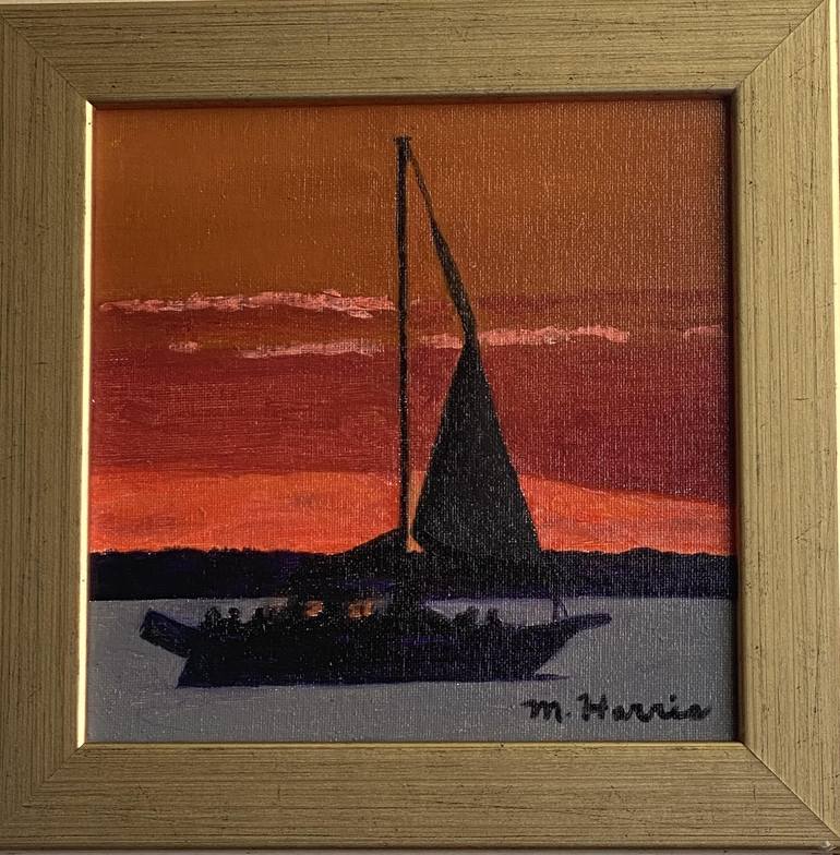 Original Seascape Painting by Marie T Harris