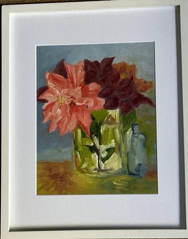 Original Floral Paintings by Marie T Harris