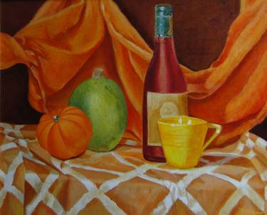 Original Abstract Still Life Paintings by Marie T Harris