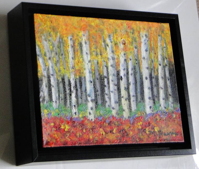 Original Expressionism Landscape Painting by Marie T Harris