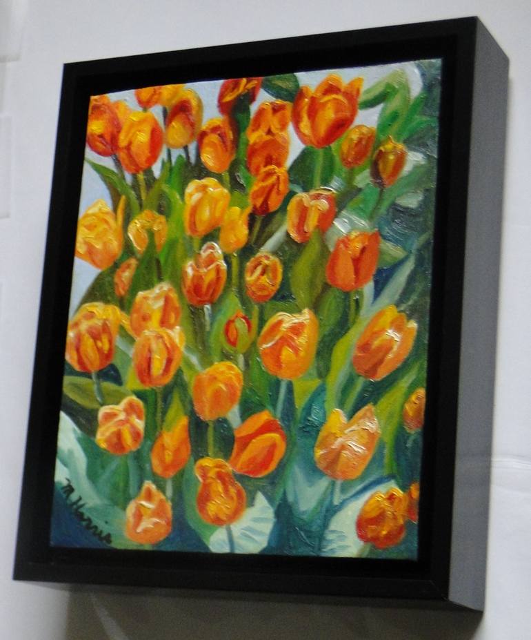 Original Impressionism Floral Painting by Marie T Harris