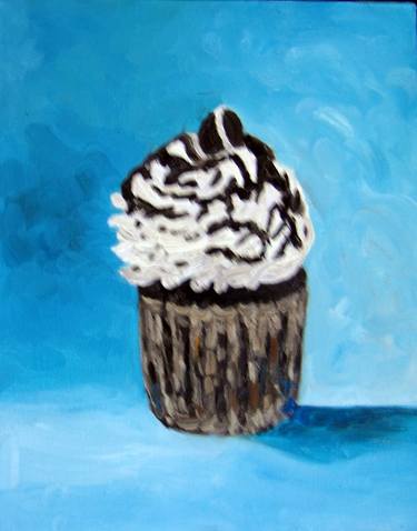Chocolate Cupcake with White ICING thumb