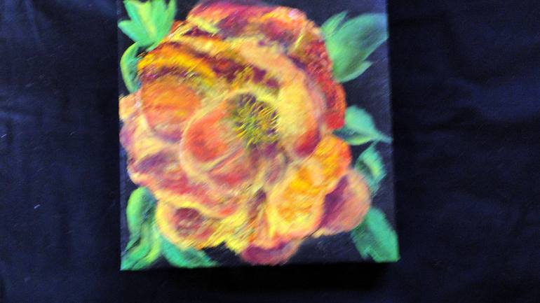 Original Floral Painting by Marie T Harris