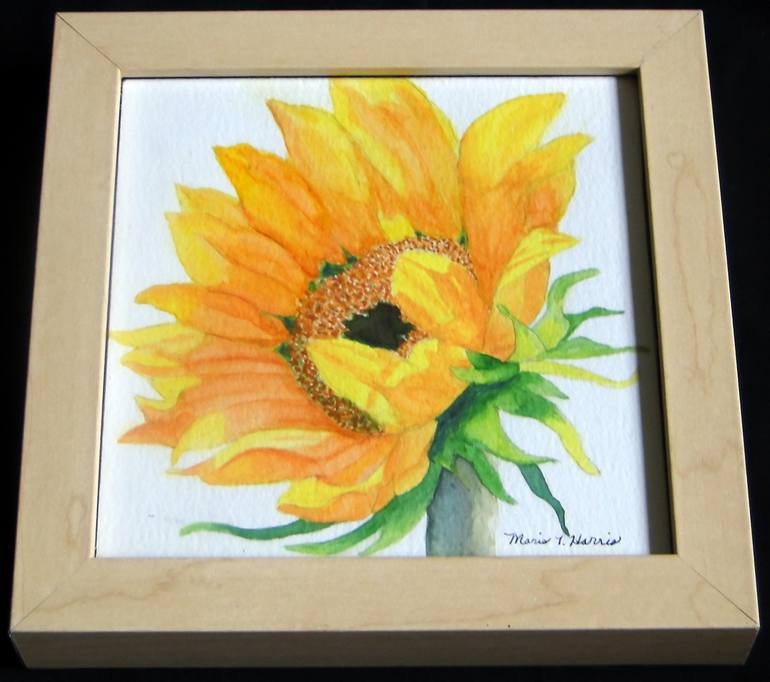 Original Realism Floral Painting by Marie T Harris